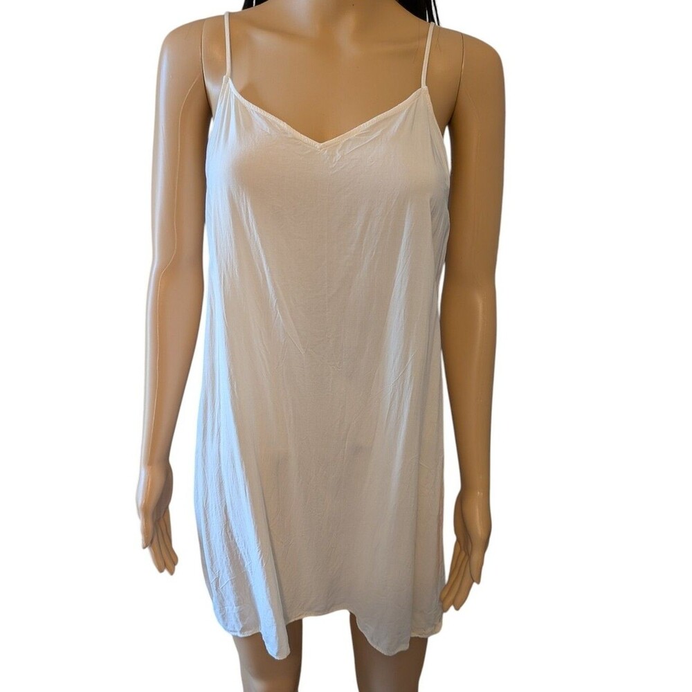 Banana Republic White Slip Dress
